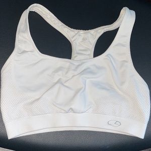 Champion textured racerback spandex sports bra